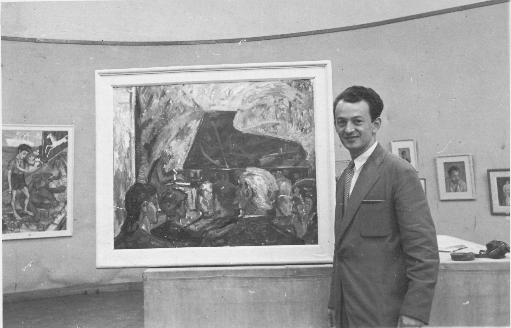 First exhibition Dobrivoje Beljkasic